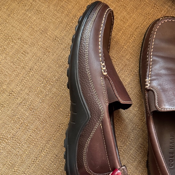 Cole Haan Men's Dark Brown Leather Loafers 8M - Picture 6 of 10